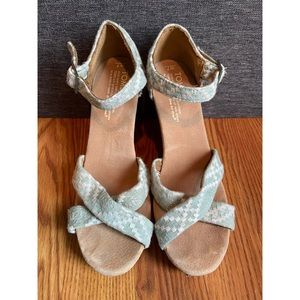 TOMS | Strappy Cork Wedge Sandal